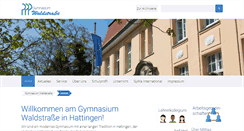 Desktop Screenshot of gy-waldstrasse.de