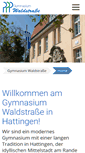 Mobile Screenshot of gy-waldstrasse.de